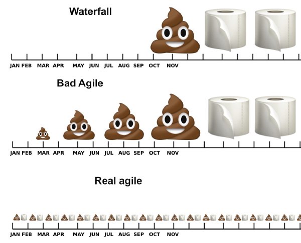 Agile poo meme