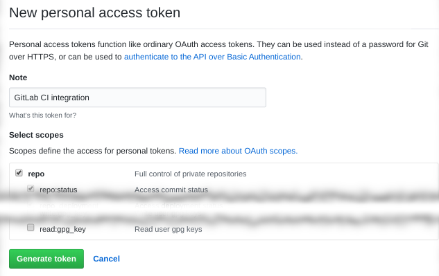 smartgit github personal access token